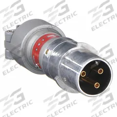 APPLETON ELECTRIC Pin and Sleeve Plug: Gray, 600V AC, Single Phase, 30 A, 3 Pole, 2 Wire (MPN CPH3023BC). Key specifications — Brand: APPLETON ELECTRIC.