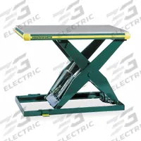 SOUTHWORTH Scissor Lift Table: Electric, 2,000 lb Load Capacity, 41 1/4 in Max Lifting Ht, 115V AC (MPN LL2.0-32.5-48x48 FS). Key specifications — attr925632: SOUTHWORTH; attr925651: 115V AC; attr925643: Hydraulic.