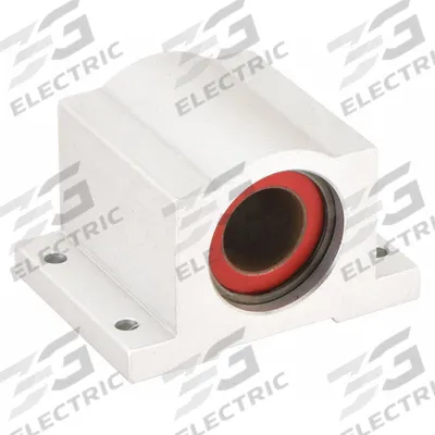 PBC LINEAR Mounted Linear Bearing: Single, Self-Aligning, 2 in Inside Dia - Closed Self-Aligning Pillow Block Linear Plain Bearings