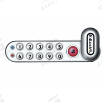 CODELOCKS Electronic Keyless Lock: Powder Coated, Cam Latch, 1 5/16 in Body Ht, 5 3/8 in Body Wd (MPN KL1006KIT-SG-LH). Key specifications — Finish: Powder Coated; Latch Type: Cam Latch; Brand: CODELOCKS; Manufacturer Part Number: KL1006KIT-SG-LH.
