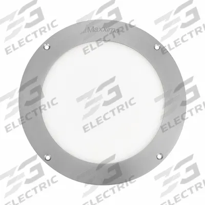 MAXXIMA Vehicle Dome and Courtesy Light: LED, White, Round, 12.8V DC - Stepwell Courtesy Lights