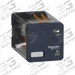 SCHNEIDER Relay: Socket Mounted, 10 A Current Rating, 230V AC, DPDT, 8 Pins/Terminals, A Socket (MPN RUMC23P7). Key specifications — Brand: SCHNEIDER; Base Type: Octal; Mounting Style: Plug-In; Pin Shape: Round; Electrical Connection: Quick-Connect; Manufacturer Part Number: RUMC23P7; Series: Harmony™ RUM Series.