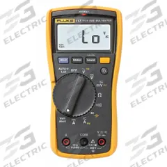 FLUKE Digital Multimeter: TRMS, CAT III 600V, 600 V Max AC Volt Measurement, 6,000 Instrument Counts (MPN FLUKE-117/CWG). Key specifications — Instrument Counts: 6,000; Brand: FLUKE; Calibration Certificate Included: Included.