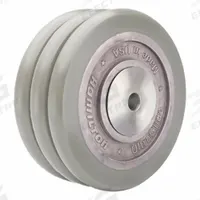 HAMILTON Caster Wheel: 8 in Wheel Dia., 3 in Wheel Wd, Polyurethane, 4,000 lb Load Rating, Aluminum (MPN W-830-SWC95-1). Key specifications — Brand: HAMILTON; Tread Shape: UltraGlide; Wheel/Tread Color: Gray.
