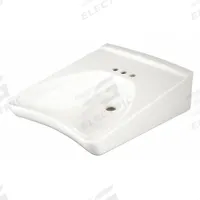 TOTO Bathroom Sink: LT308 Wheelchair Users Lavatory, White, Vitreous China, 29 1/8 in Overall Lg (MPN LT308.4#01). Key specifications — Series: LT308 Wheelchair Users Lavatory; Includes: Wall Hanger; Color: White; Brand: TOTO; Sink Type: Bathroom; Material: Vitreous China; Sink Material: Ceramic.