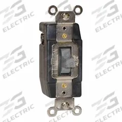 LEVITON Wall Switch: Toggle Switch, Single Pole/Double Throw, Momentary, Gray, 24V AC/DC, 3 A (MPN 1081-GY). Key specifications — Illuminated: No; Voltage Rating: 24V AC/DC.