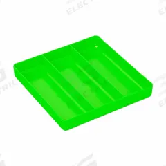 ERNST MANUFACTURING Compartment Tray for Drawer: Green, 10 1/2 in Overall Wd, 10 1/2 in Overall Lg (MPN 5024). Key specifications — Brand: ERNST MANUFACTURING; Color: Green; Product Type: Tool Tray.