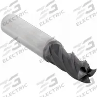 OSG Square End Mill: Carbide, TiAlN Coated, 4 Flute, 13/32" Mill Dia, 1" LOC, 2-3/4" OAL (MPN HP441-4062)