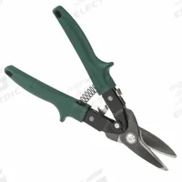 MALCO Aviation Snip: Right, 10 in Overall Lg, 1 1/2 in Cutting Lg, Steel, Plastic, Steel, Metal (MPN M2002). Key specifications — attr308531: Plastic; attr308530: Steel; attr308532: Steel; attr308533: Yes; attr308535: Metal; attr308541: 0.054 in (Copper; attr308546: Right; attr324897: MALCO.