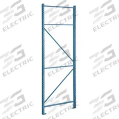 STEEL KING Upright Frame: Teardrop, 20 ft Overall Ht, 42 in x 3 in, Blue, Steel, 16 ga Upright Gauge (MPN RTFBP042240F01PB). Key specifications — Color: Blue; Brand: STEEL KING.
