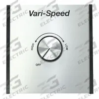 Speed Control: Dial, SPST, 3 Switches or Dials, 277V AC, Aluminum Plate, Silver Plate, 10 A (MPN KBWC-310K). Key specifications — Brand: VES ENIRONMENTAL SOULTIONS; Reversible: Reversible; Input Voltage: 277V AC; Plate Material: Aluminum.
