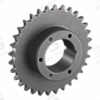 TSUBAKI Sprocket: For 60 Chain, 32 Teeth, 7.652 in Pitch Dia, 8.065 in Outside Dia, Steel (MPN 60Q32). Key specifications — Brand: TSUBAKI; Required Bushing Series: Q1.