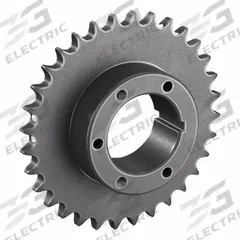 TSUBAKI Sprocket: For 60 Chain, 32 Teeth, 7.652 in Pitch Dia, 8.065 in Outside Dia, Steel (MPN 60Q32). Key specifications — Brand: TSUBAKI; Required Bushing Series: Q1.