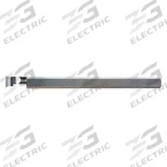 MICRO 100 Boring Bar: Boring, 1/8 in Shank Dia., Bright (Uncoated), 0.0480 in Center to Cutting Tip (MPN BBL-110600)