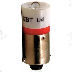 SIEMENS Compact LED Bulb: LED, Miniature Bayonet (BA9s), (T) Tubular, T3-1/4, 24 V, 0.28 W Watt (MPN 52AED4). Key specifications — Light Color: Yellow; Voltage: 24 V; Brand: SIEMENS; Bulb Shape: T3-1/4.