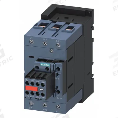 Siemens Magnetic Contactor: 3 Poles, 24V DC, 96 A - Safety Contactors