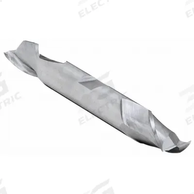 CLEVELAND Square End Mill: High Speed Steel, Double End, 2 Flute, 7/16" Mill Dia - Double-End High-Speed Steel Square End Mills