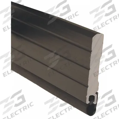 PEMKO Door Weatherstripping: Bulb Insert, 7 ft Lg, 1 3/4 in Wd - Metal Leaf Weatherstripping