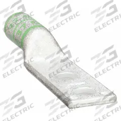 Compression Lug: For 1 AWG, Stranded Wire, 3/8 in Stud Size, Long, Copper Barrel (MPN 24C392). Key specifications — Inspection Hole: No; For Wire Type: Stranded; For Wire Sizes: 1 AWG; Brand: APPROVED VENDOR; Manufacturer Part Number: 24C392.