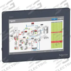 SCHNEIDER ELECTRIC Touch Panel: TFT Color LCD, 10.1 in Display Screen Size, 24V DC, Resistive (MPN HMIDT551). Key specifications — Supply Voltage Rating: 24V DC.