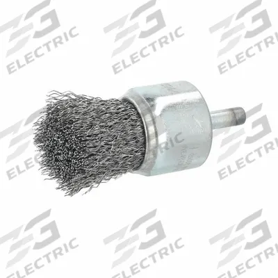 APPROVED VENDOR End Brush: Crimped Steel, 1 in Dia, 0.012 in Fill Dia - Light-Cleaning Brushes for Carbon Steel
