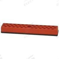 WESTWARD Socket Tray: Red, 7 in Overall Wd, 37 Posts/Slots, Polypropylene (MPN 5NND9). Key specifications — attr1125333: Magnetic Back; attr1125348: Polypropylene; attr1125346: WESTWARD; attr1125347: Red.