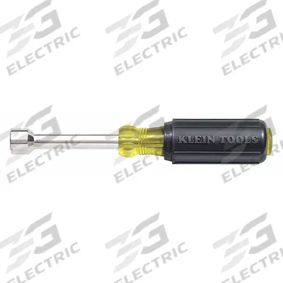 KLEIN TOOLS Hollow Round Shank Nut Driver: Straight, SAE, Without Magnetized Tip, Std - Standard Nut Drivers