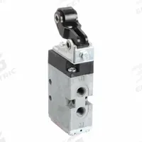 AVENTICS Manual Air Control Valve: CD04, Roller, Five-Way / Two-Position, Die Cast Zinc, Spool (MPN 5634210100). Key specifications — attr1078735: Die Cast Zinc; attr1078776: Spool; attr1078762: Manual Air Control Valve.