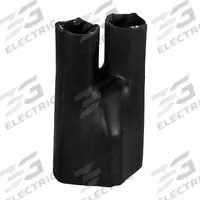 ELECTRIDUCT Heat Shrink Breakout Boots: 10 Pk, 0.86 in I.D. Before Shrinking, 2.4 in Lg, Black (MPN HSB-2-1.0-10PK). Key specifications — Brand: ELECTRIDUCT; Color: Black; _Pack Size: 10.