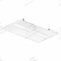SYLVANIA Troffer Fixture: 4 ft Lg, 2 ft Wd, 3,000 lm_4,000 lm_4,875 lm_5,500 lm, 3500K, 44 W (MPN VOLUME6AS044UNHD8SC724UWH 1/CS 1/SKU). Key specifications — Voltage: 120V AC; Brand: SYLVANIA; LED Replacement For: 32W T8; Color Temperature: 3500K; Dimmable: Yes.