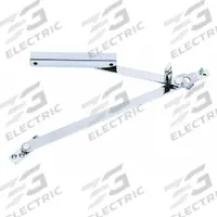 Overhead Door Holder: Overhead - Mounted, 3/4 in Wd, 3 1/2 in Overall Ht, Stainless Steel (MPN 814S-US32D). Key specifications — Brand: GLYNN-JOHNSON; Color: Gray.