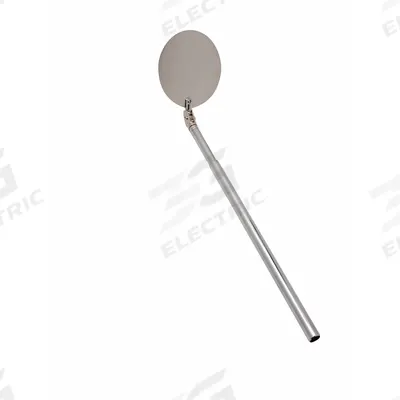 GENERAL Inspection Mirror: 3 3/4 in Dia Mirror Size, Mirr. Mat. Metal - Standard Inspection Mirrors