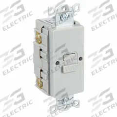 GFCI Receptacle: Gray, 125V AC, 20 A, Auto Reset Type, 2 Pole, 3 Wire (MPN GFBF20GY). Key specifications — Brand: HUBBELL.