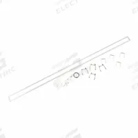 KEYSTONE TECHNOLOGIES Light Fixture Mounting Kit: For Use With 8 ft Series A Linear Arch Fixtures (MPN KT-LALED-8A-RM-KIT). Key specifications — Brand: KEYSTONE TECHNOLOGIES; Includes: recessed mount frame, spring clips, spring clipbrackets, safety cables, and mounting hardware; For Use With: 8 ft Series A Linear Arch Fixtures.