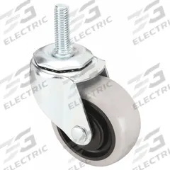 APPROVED VENDOR Stem Caster: Swivel, 3 in Wheel Dia., 1 1/4 in Wheel Wd, Polyurethane, Light Duty (MPN 32J893). Key specifications — Brand: APPROVED VENDOR; Thread Size: 1/2"-13; Roll Up: Swivel.