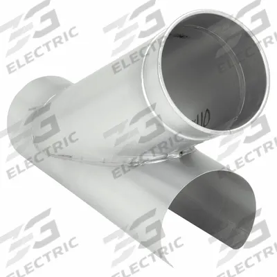 NORDFAB 10"dia 16"L 30° GSteel In-Cut Branch: Steel, For 10 in Duct Dia, 26 in Overall Lg - Branches