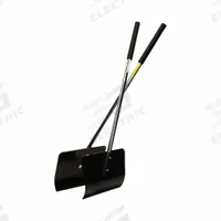 PADDLE GRABBER Grabber Paddle: Curved Smooth Edge, 0 Ribs, Plastic, 15 1/2 in Blade Wd, Steel, Black (MPN 61287). Key specifications — Blade Material: Plastic; Product Type: Landscaping Grabber; Brand: PADDLE GRABBER.