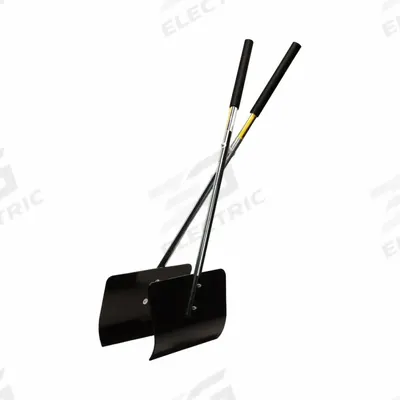 PADDLE GRABBER Grabber Paddle: Curved Smooth Edge, 0 Ribs, Plastic, 15 1/2 in Blade Wd - Landscaping Pickup Tools