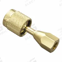 YELLOW JACKET Adapter: 8 1/4 in Lg, 180° Angle, Input 1/4 in SealRight™, Output 1/8 in Female NPT (MPN 19128). Key specifications — Product Type: Adapter; Brand: YELLOW JACKET; Manufacturer Part Number: 19128.
