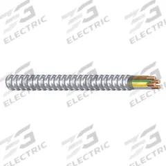 SOUTHWIRE Metal Clad Armored Cable: 12 AWG, 3 Conductors, Copper, 250 ft, Aluminum, Std, THHN (MPN 61052301). Key specifications — Brand: SOUTHWIRE.