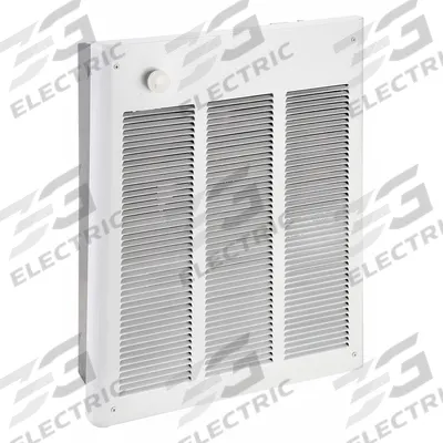 Dayton Recessed Electric Wall-Mount Heater: 1500 W/3000 W/2000 W/4000 W, 208/240V AC - Large Recessed Electric Wall Heaters