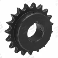 TSUBAKI Single Strand Sprocket: 60, For 3/4 in Chain Pitch, 1 5/8 in Bore Dia, 19 Teeth, Steel (MPN 60B19F-1J). Key specifications — Brand: TSUBAKI.