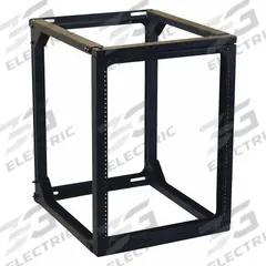 VIDEO MOUNT PRODUCTS Swing Gate Wall Rack: 13 Rack Units, 27 1/2 in x 21 1/8 in x 23 3/4 in (MPN ERW24). Key specifications — Brand: VIDEO MOUNT PRODUCTS; Includes: Magnetic Level; Material: Aluminum; Features_Broad: 4-Post; Swing Gate.