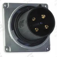 HUBBELL Pin and Sleeve Inlet: Black, 600V AC, Three Phase, 30 A, 3 Pole, 4 Wire, IEC Grounding (MPN HBL430B5W). Key specifications — Brand: HUBBELL.