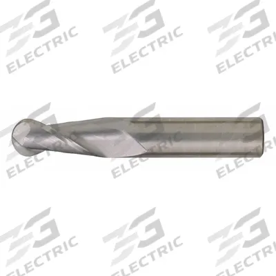 CLEVELAND Ball End Mill: Carbide, 2 Flute, 3/32" Mill Dia, 3/8" LOC, 1-1/2" OAL (MPN C60919) - Carbide Ball End Mills for Aluminum