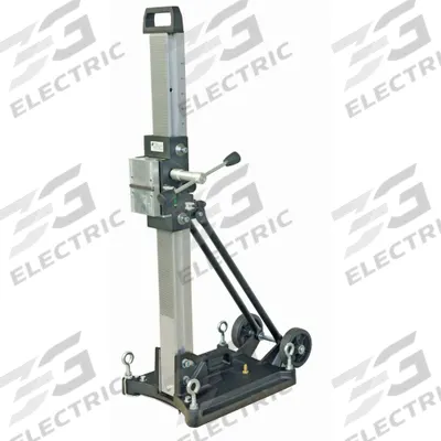 CS UNITEC Core Drill Stand: Anchor/Vacuum Mount, 39 3/16 in Column Ht, 20 1/2 in Base Lg - CS Unitech Core Drill Stands