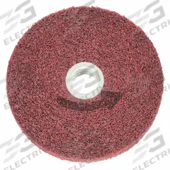 NORTON Convolute Wheel: 12 in Dia x 2 in W, 5 in Arbor, Aluminum Oxide, Medium, Medium (5), Medium (MPN 66261007212). Key specifications — Series: Bear-Tex Metal Finishing; Brand: NORTON.