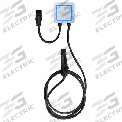 BREEZ-EV Electric Vehicle Charging Station: Level 2, Wall/Pedestal, 1 Charging Ports - Wall Mount Electric Vehicle Charging Stations