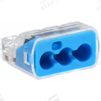 IDEAL Push-In Wire Connector: In-Sure™ Series, 3 Port, 14 AWG – 10 AWG Solid Wire Size Range, 30 A (MPN 30-1039). Key specifications — Series: In-Sure™; Manufacturer Part Number: 30-1039; Brand: IDEAL.