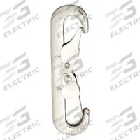 LUCKY LINE PRODUCTS Double Cap Snap: 2 Snaps, Cap, Iron, 1/4 in Opening Size, 3 7/8 in Overall Lg (MPN 4GGU4). Key specifications — Application Restrictions: Not For Lifting; Brand: LUCKY LINE PRODUCTS; Opening Type: Cap.